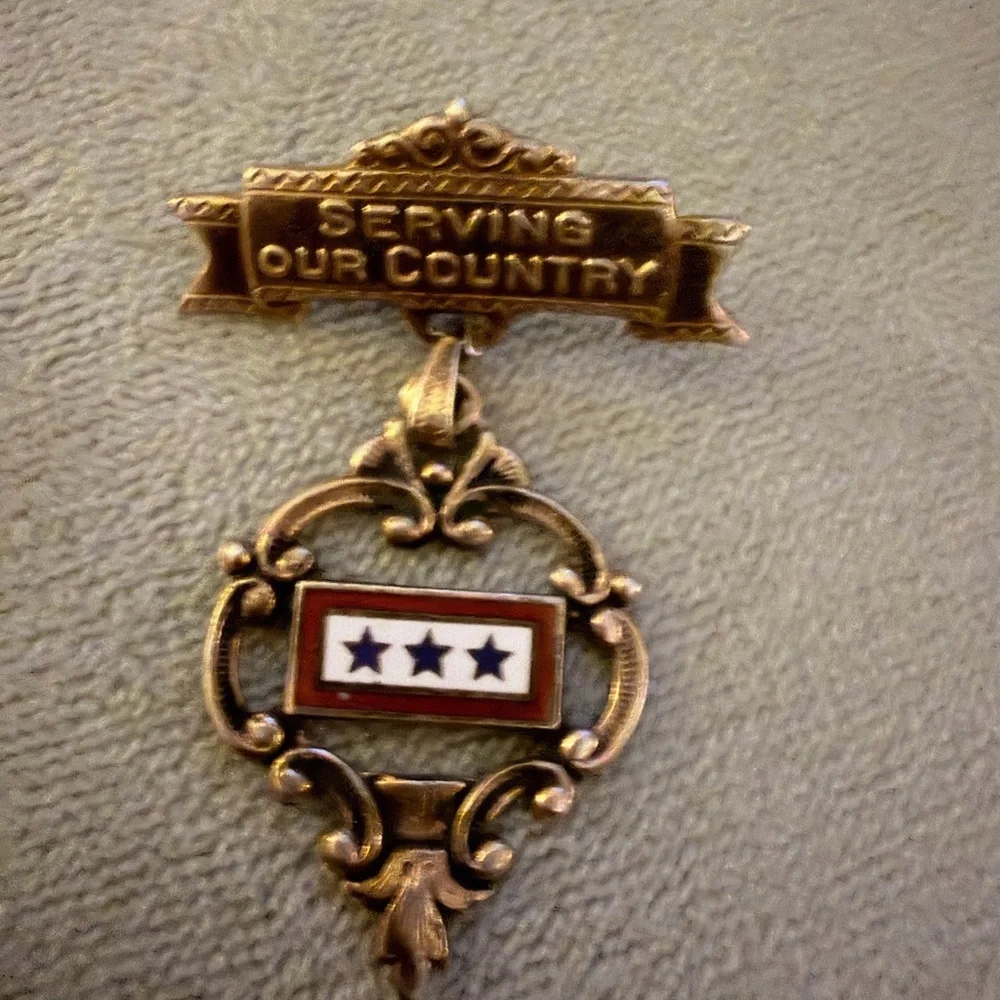 RARE 3 STAR WWll keepsake “Sweetheart Jewelry” RARE 3 STAR!